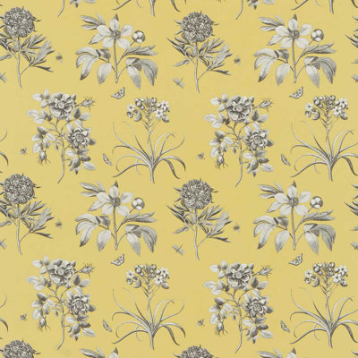 Etchings & Roses Fabric