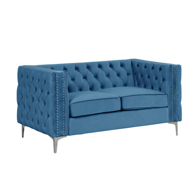 Nox 61'' Velvet Loveseat