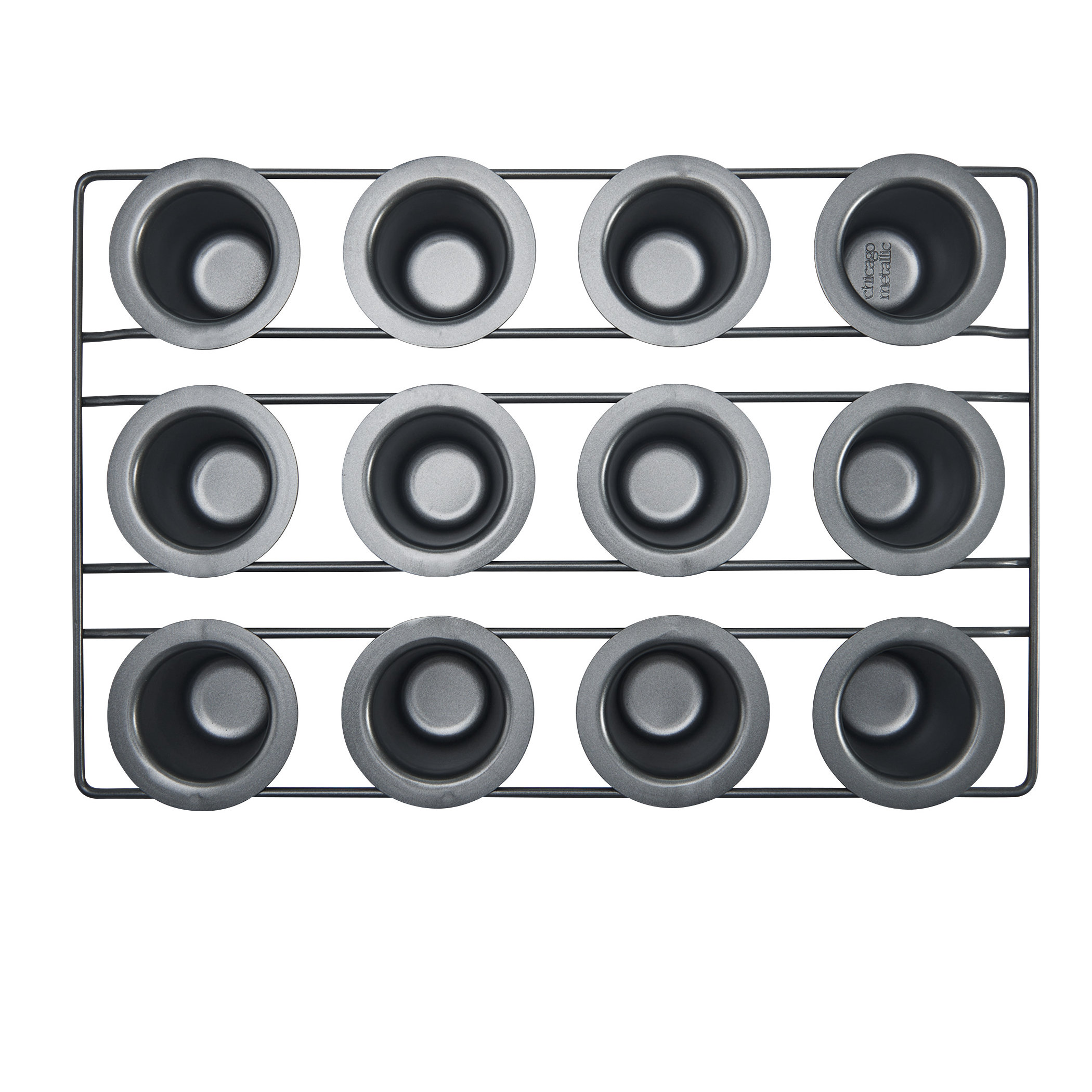 Chicago Metallic Professional 12Cup NonStick MiniPopover Pan