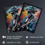 Wall Art Print Modern Blues Music Musician Painting Splat Art Portrait Poster