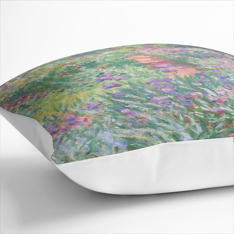 Square Throw Cushion, 40cm H x 40cm W x 15cm D, White