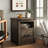 Eada One Drawer File, Smoked Grey Finish