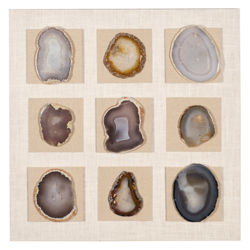 Handmade Abstract Wall Decor on Stone