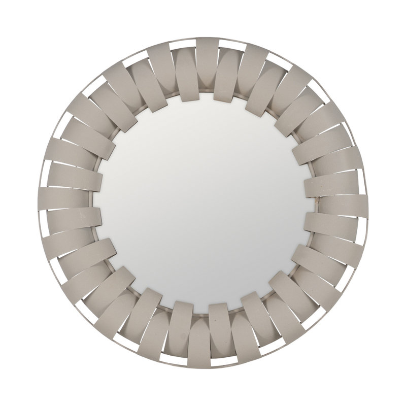 Damary Metal Round Mirror