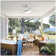42 Inch New Black Ceiling Fan With 22W LED Light And Remote Control MDF Blades Reversible DC Motor