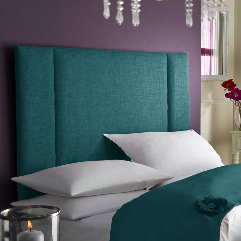 Carter-John Upholstered Headboard, Double (4'6), Teal
