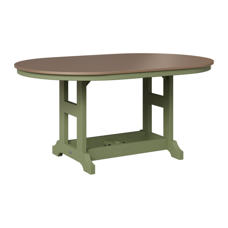 Table de salle à manger Berlin Classic, Bronze martelé, Sauge