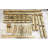 Traditional Bed - Unassembled - Double - Unfinished-29302861