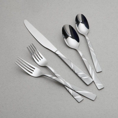 JONAH Sand Finish 20 Pieces Flatware Set