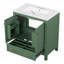 Armoire de meuble-lavabo 30 po avec lavabo simple, 2 portes et un tiroir