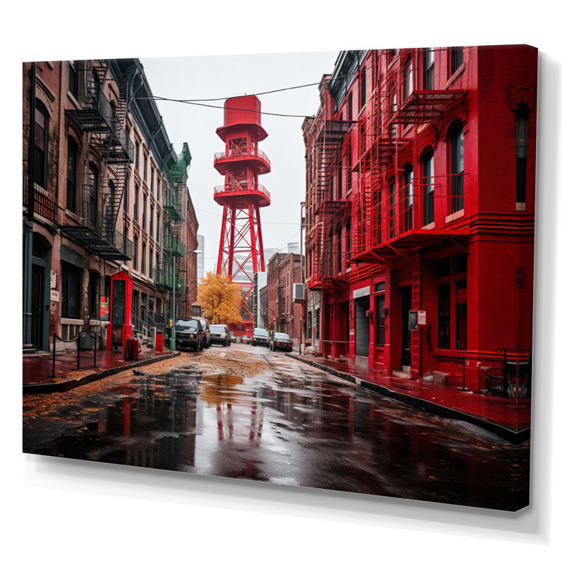 " Canada Montreal Melodies III ", Wrapped Canvas, 16" H x 32" W x 1" D