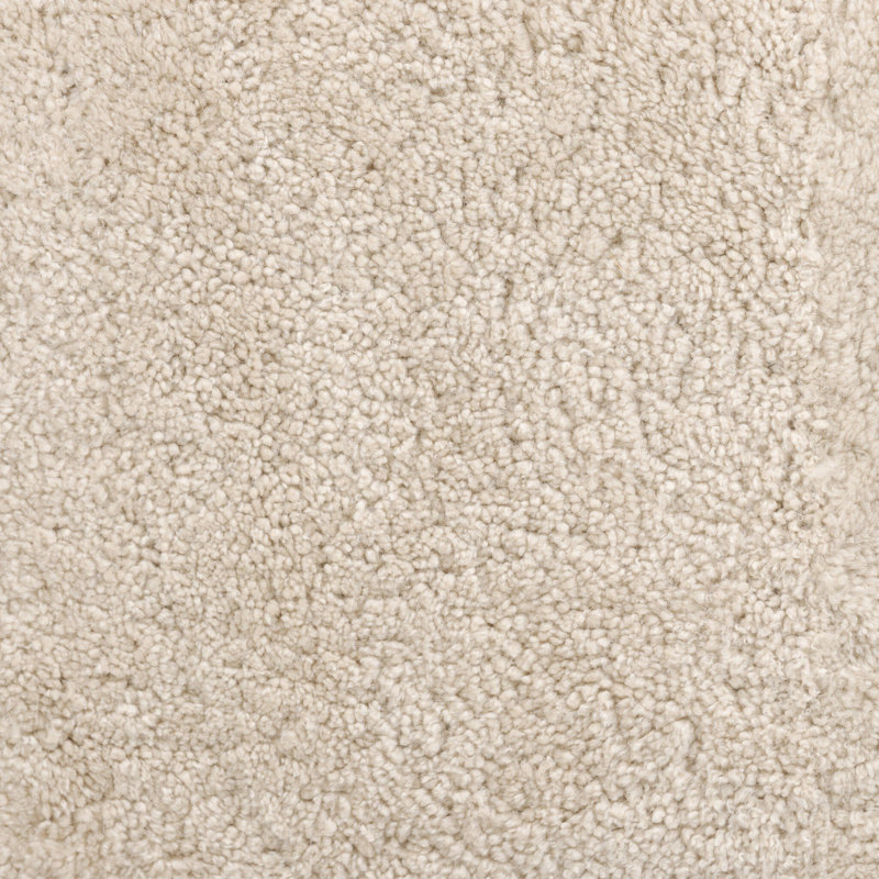 Demi Upholstered Bench, Beige Shearling