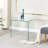 Small Clear Glass Side & End Table