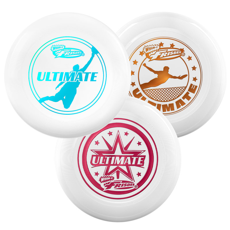 Disque volant Wham-O Frisbee officiel ultime 175g, 10,75 pouces, formation professionnelle, paquet de 3