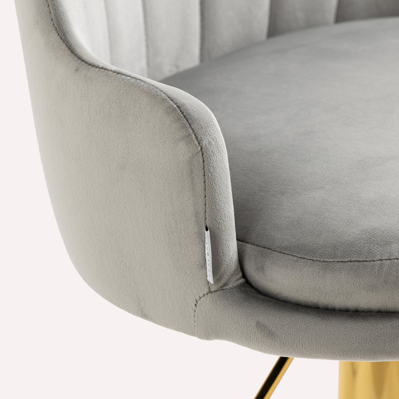 Tabouret de bar 42,91 po Lohner, gris