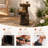 22.4" Tall Water Fountain with Led Lights