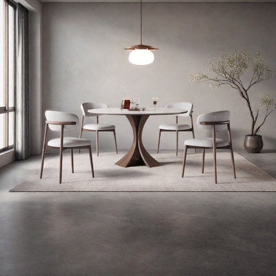 Solid Wood Round Dining Table