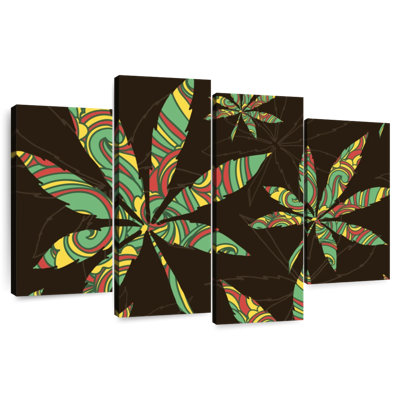 Colors Of Marijuana Leaf