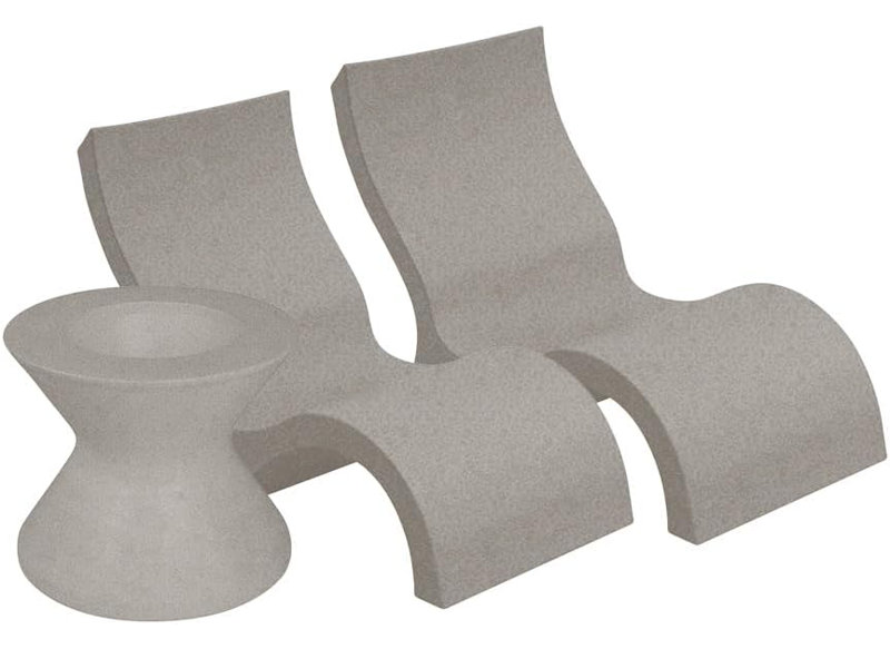 Table d'appoint Ledge Lounger Signature, Brun clair