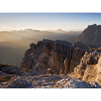 Dolomites, Italy, Sunset from Lagazoui Photographic Print