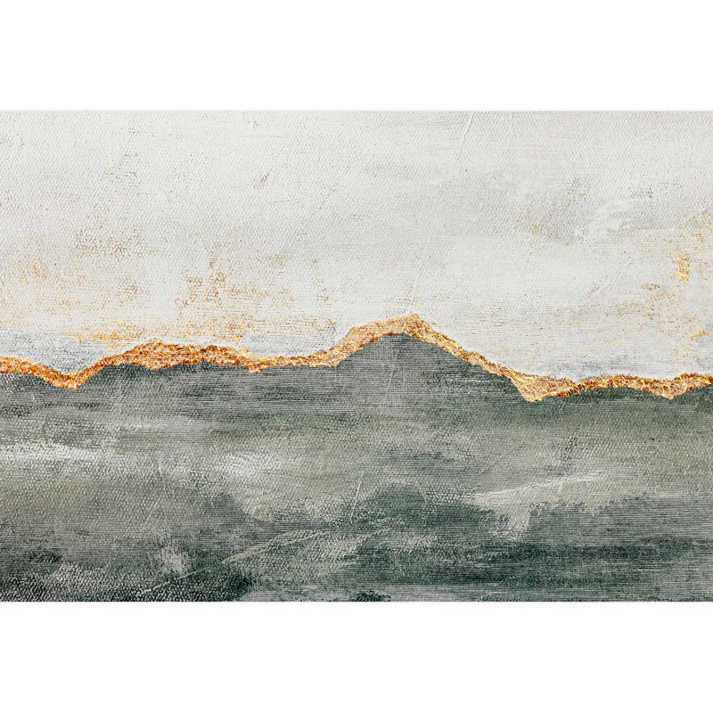 Grunge Abstract Stroke Peel & Stick Abstract Border, 132" L x 192" W