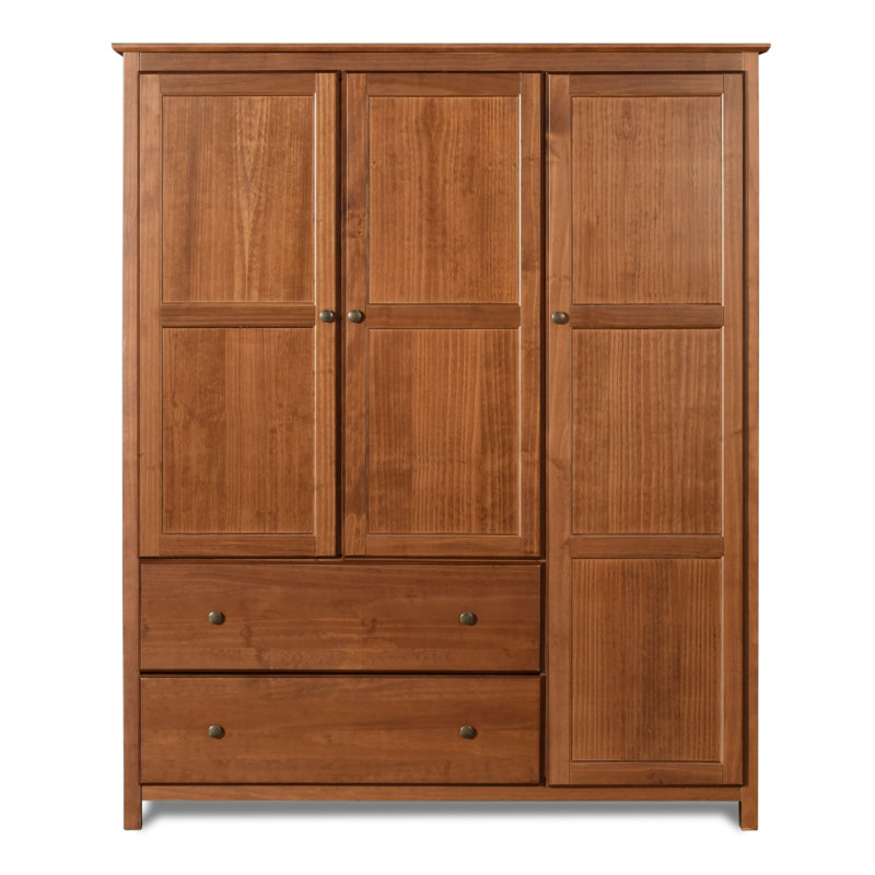 Shaker Solid Wood Armoire, Walnut