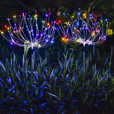 2 pcs Solar Firework Lights Trees