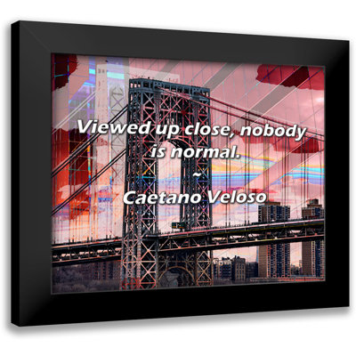 Citation de Caetano Veloso: vue de près, personne n'est normal.