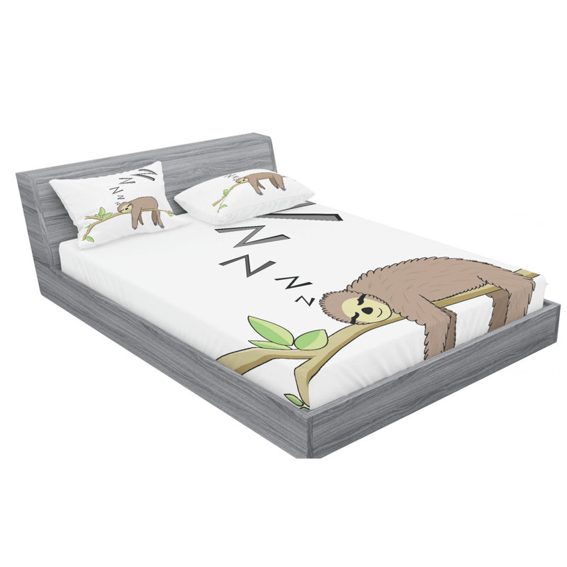 Microfiber Sheet Set, Queen Sheet Set + Fitted Sheet + 2 Pillowcases