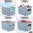 Ribbed Plastic Basket Set-73493692-73493695