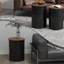 Nesting Storage Ottomans Set of 2 with Lids, Hidden Space