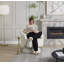 Fauteuil d'appoint pivotant rembourré avec coussin Zara-1015672445