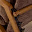 2 pièces Chaise d'appoint rembourrée en chenille avec dossier réglable à 5 positions, accoudoirs en bois d'hévéa, chaise de loisir d'intérieur-1478004816