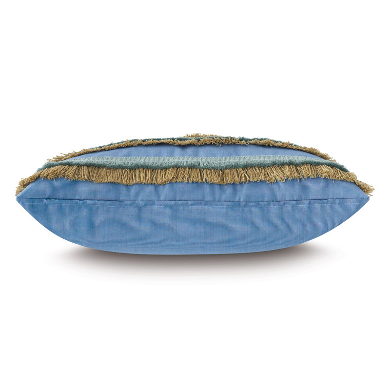 Nocatee Lumbar Indoor/Outdoor Pillow Cover & Insert, Tarheel Blue