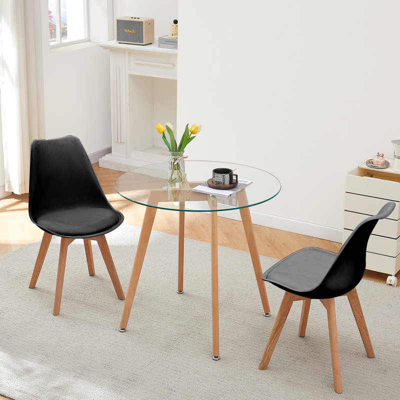4 - Person Dining Set, Black