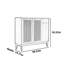 Armoire de rangement pour chaussures en bois massif 28 paires