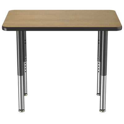Rectangle T-Mold Adjustable Height Activity Table