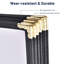 Paquet de 30 pochettes pour menu de restaurant 8,5 x 11 po WeChef