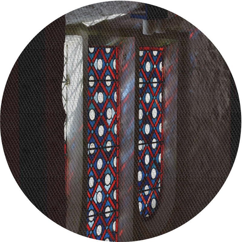 Tapis brun Cohutta, Rond 5 pi