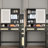 Bedroom Makeup Vanity With 3 Colors Lights & Openable Mirror, 4 Drawers, 1 Cabinet And Shelves, Vanity, Black Featuring Color Open Dresser,-228402375