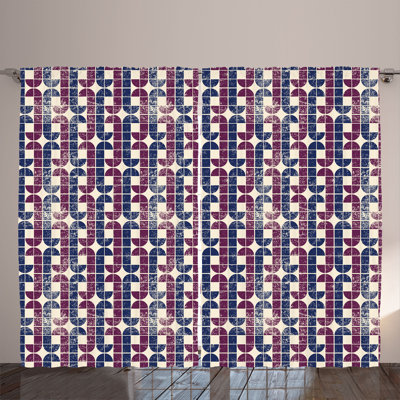 Semi Sheer Curtain Pair