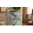 Modern Ceramic Marble Pattern Table Jar with Lid for Home Decor - Decorative Cylindrical Tall Jar for Storage Accent or Shelf Styling - Green-954810461-1071804048