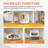 Daniela 60'' 4-Level Wood Cat Tree with Sisal Posts & Litter Box Space