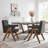 Modway Lyra Fabric Arm Chair Dining Chair-93235939