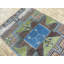 Tapis de couloir en laine noué à la main brun/bleu 3 pi 7 po x 8 pi 8 po Corentin Tapis décoratif