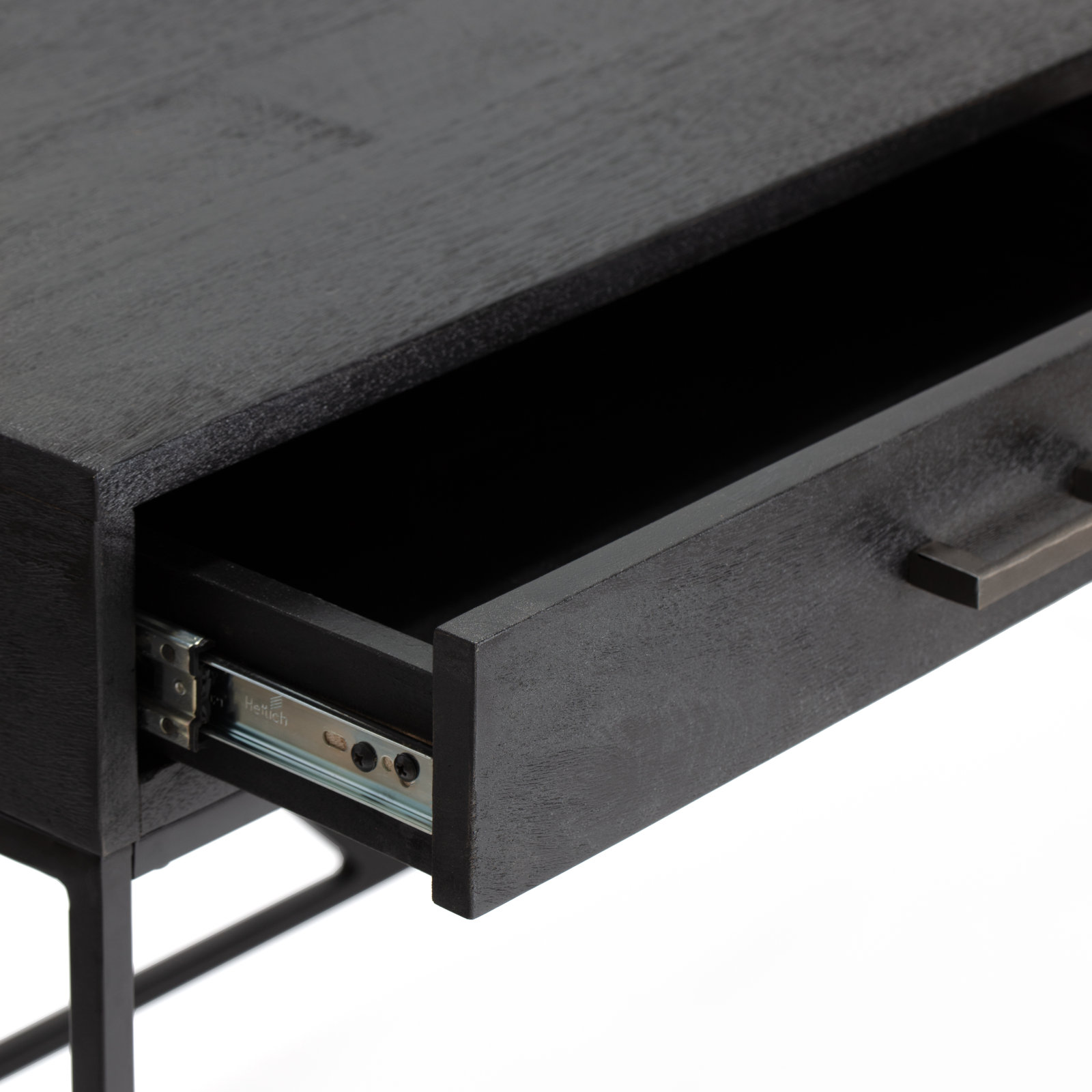 Soleil 56" Writing Desk, Black