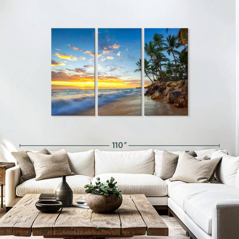 Gillard Dominican Republic Paradise Beach, 48" H x 74" W