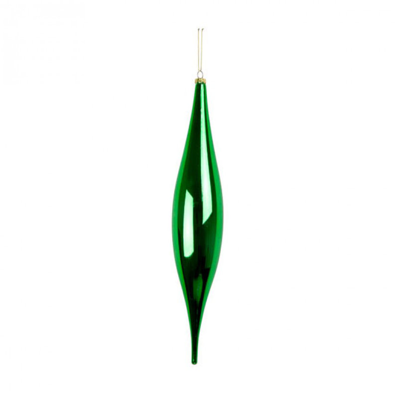 Finial Ornament, Green, 54cm H x 10cm W