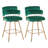 Finkelstein 26.25" Seat Height Swivel Upholstered Counter Stools-112400261