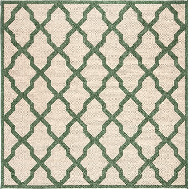 Ferrill Linden 100 Performance Geometric Rug, Square 6'7"